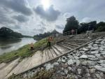 เตรียมสถานที่ปรับภูมิทัศน์งานประเพณีการแข่งขันเรือยาว จังหวัดสระบุรี ประจำปี 2568